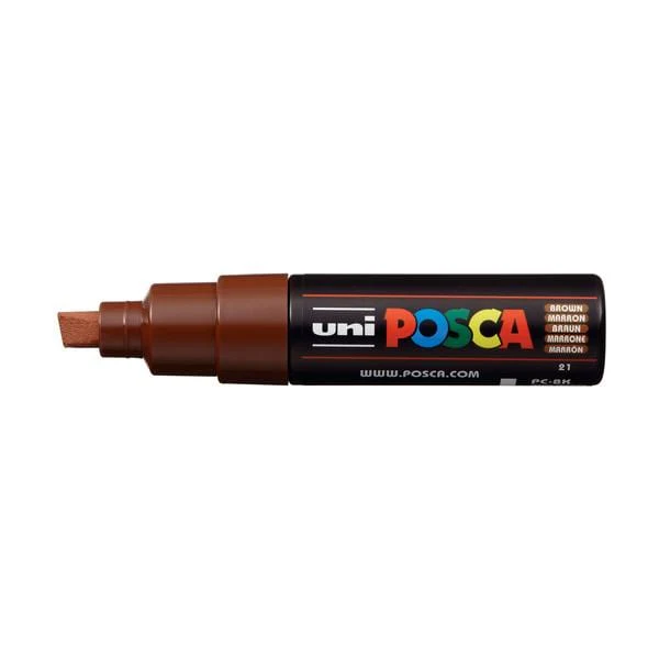 Uni - Posca - Individual Paint Markers - Broad Chisel Tip - PC-8K - Image 7