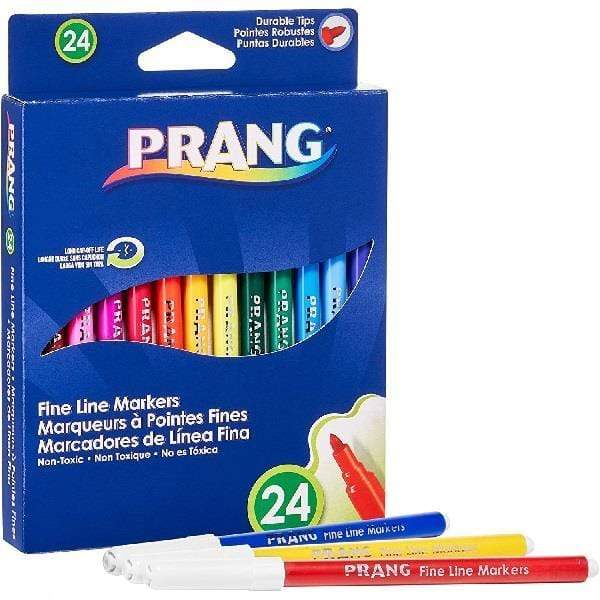 Prang - Fine Line Markers - 24 Colour Set