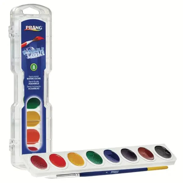 Prang - Semi-Moist Watercolours - 8 Colour Set