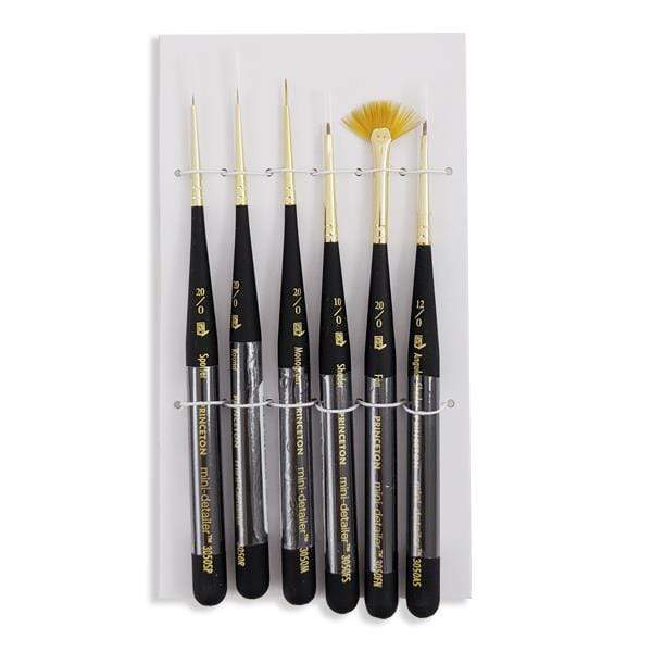 Princeton - Mini-Detailer - Series 3050 - Set of 6 Brushes