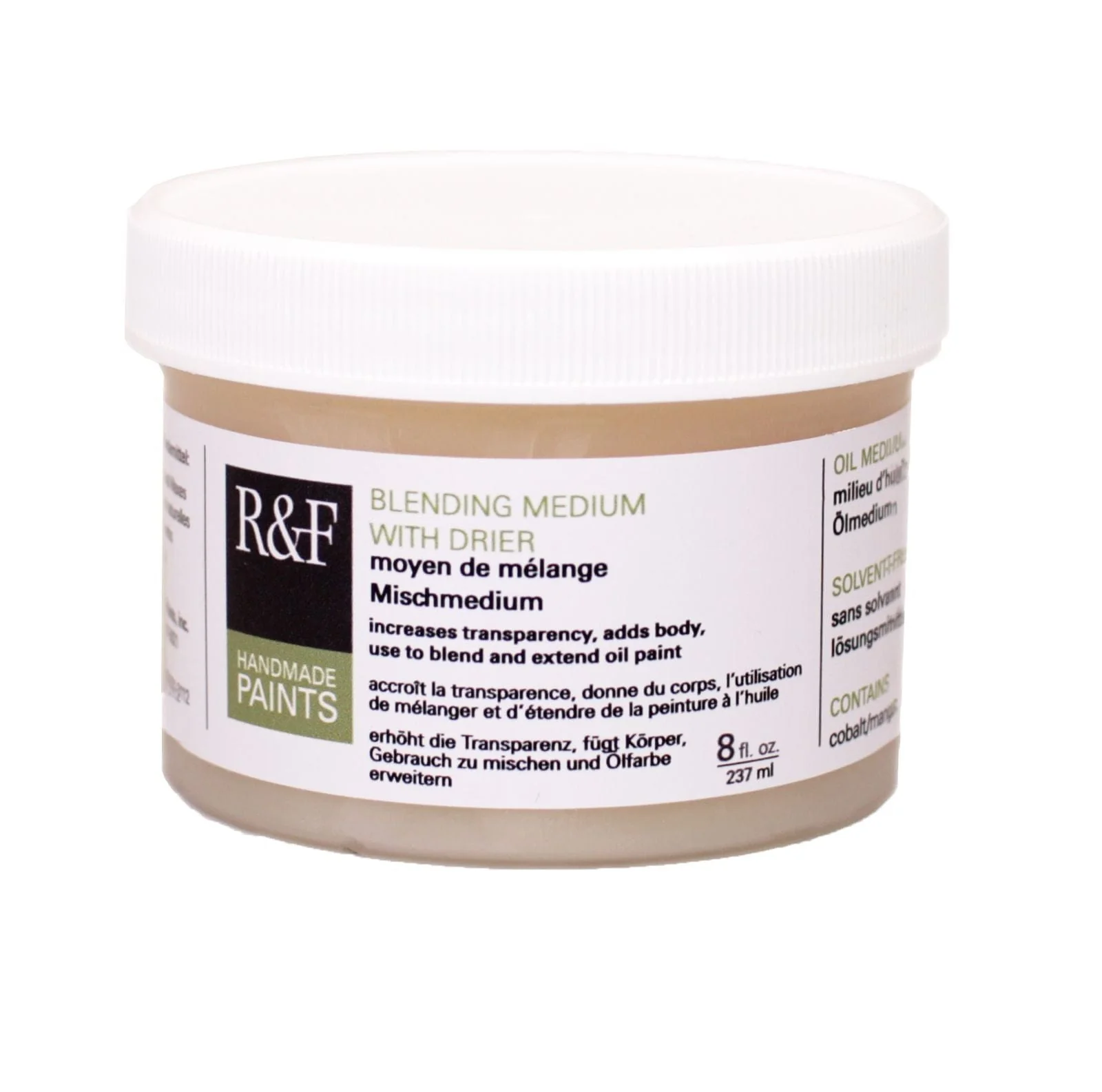 R&F - Blending Medium with Drier - 237mL Jar