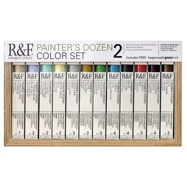 R&F - Pigment Sticks - Painter's Dozen Set 2 - 12 Colours
