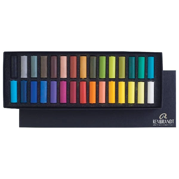 Rembrandt - Soft Pastels Box - Basic - Set of 30 Half Sticks - Image 2