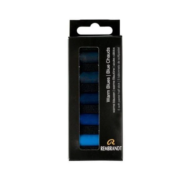 Rembrandt - Soft Pastels - Set of 5 Half Sticks - Warm Blues