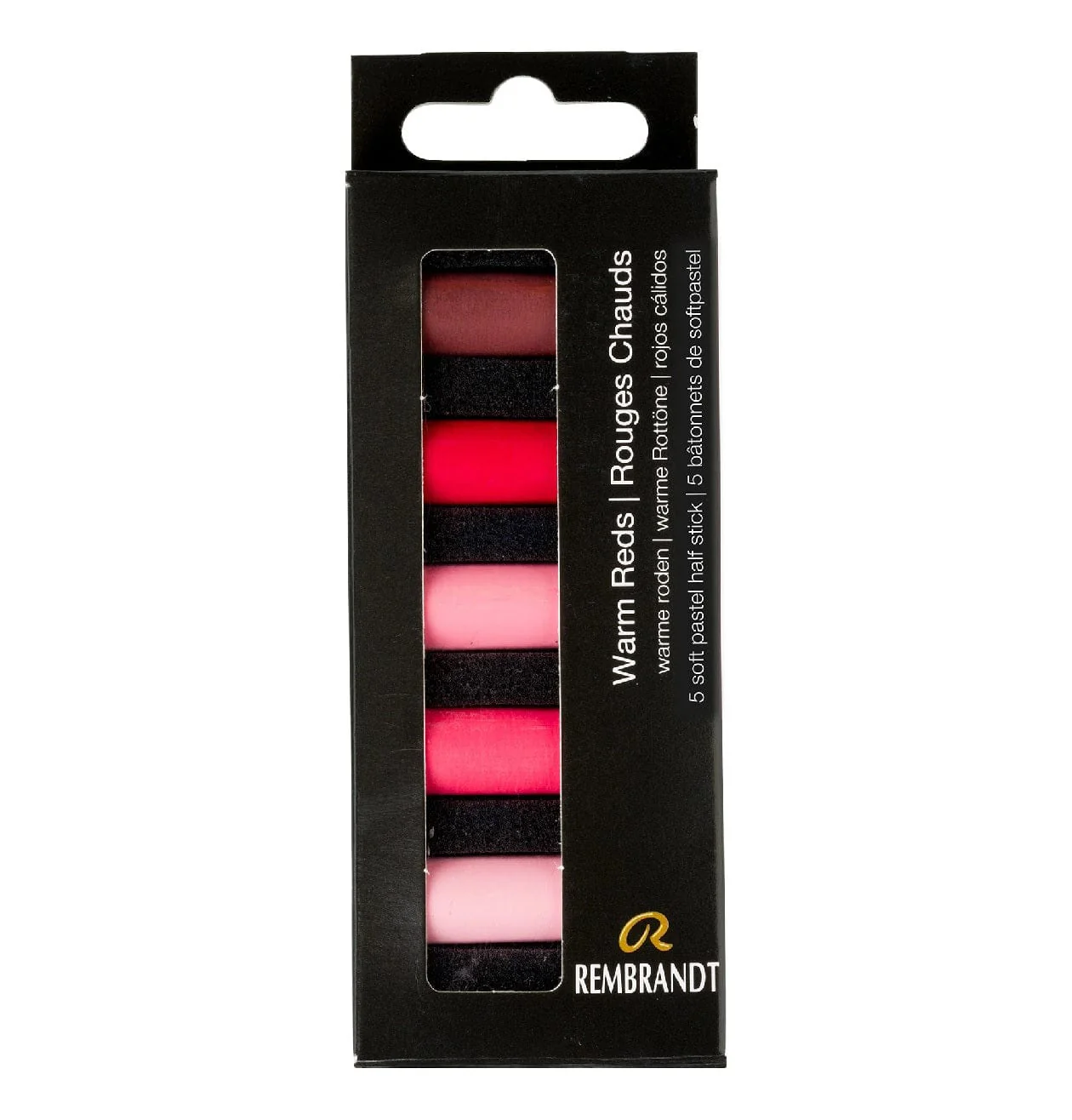 Rembrandt - Soft Pastels - Set of 5 Half Sticks - Warm Reds