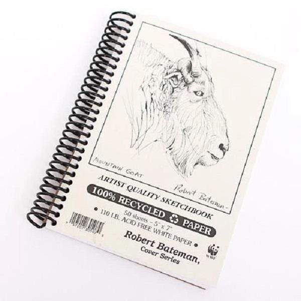 Robert Bateman - Recycled Sketchbook - 5x7"