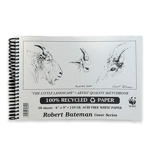 Robert Bateman - Recycled Sketchbook - 6x9"