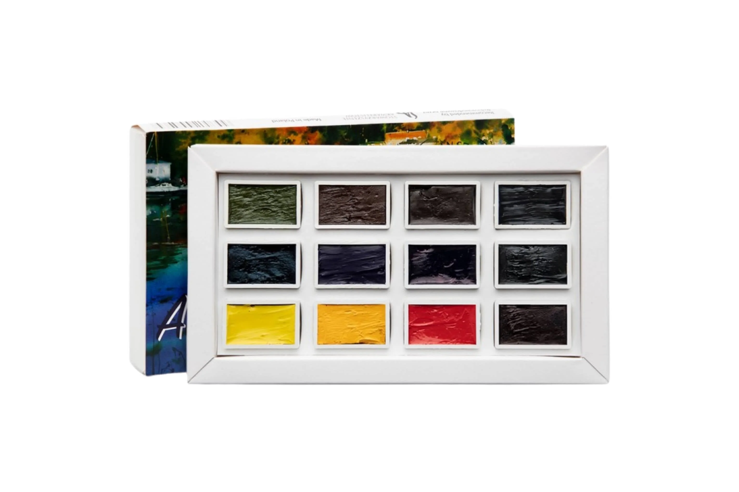 Roman Szmal - Aquarius Watercolour Set - Adam Papke's Palette - 12 Full Pans