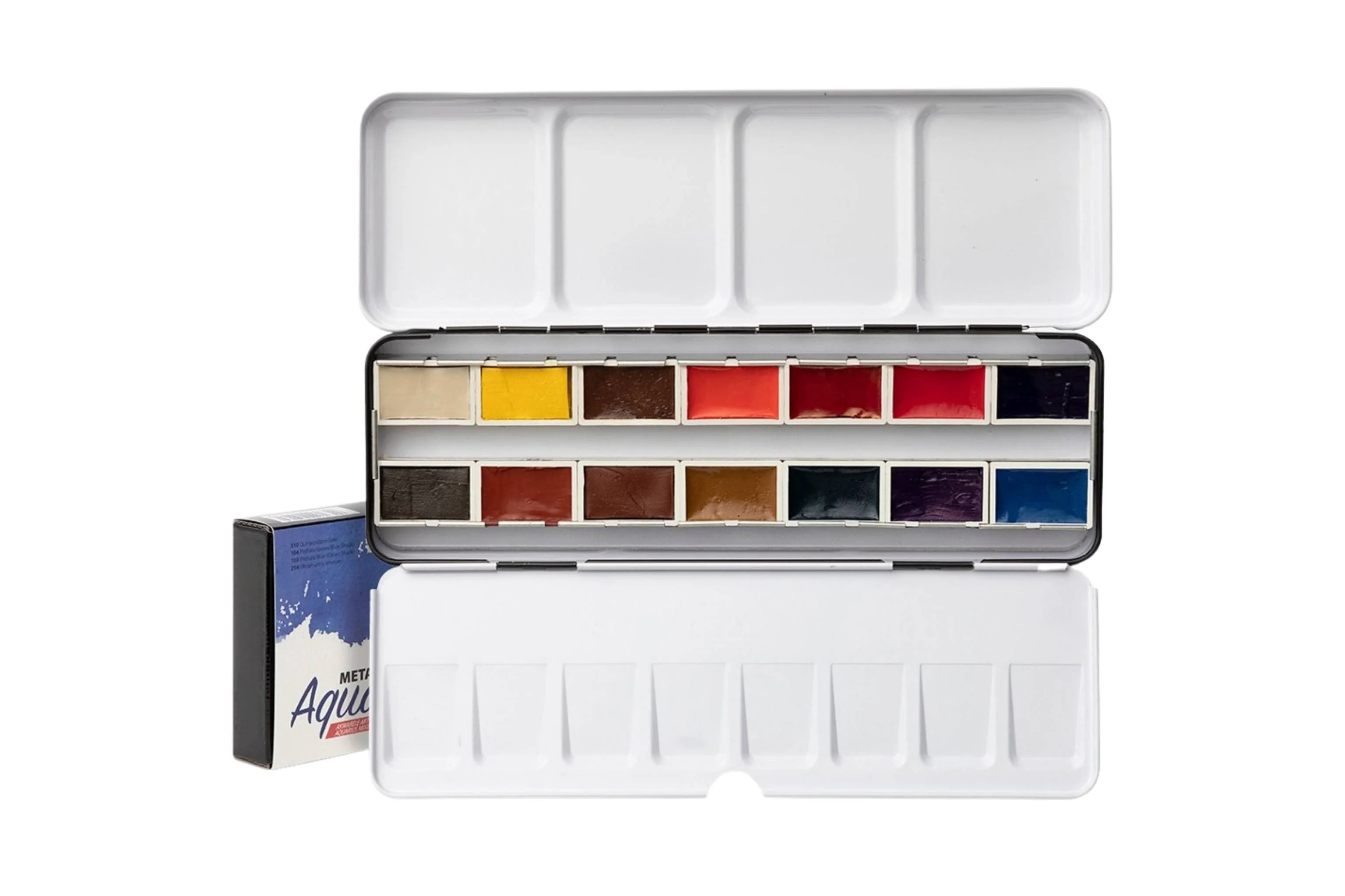 Roman Szmal - Aquarius Watercolour Set - Mixing Palette - 14 Full Pans