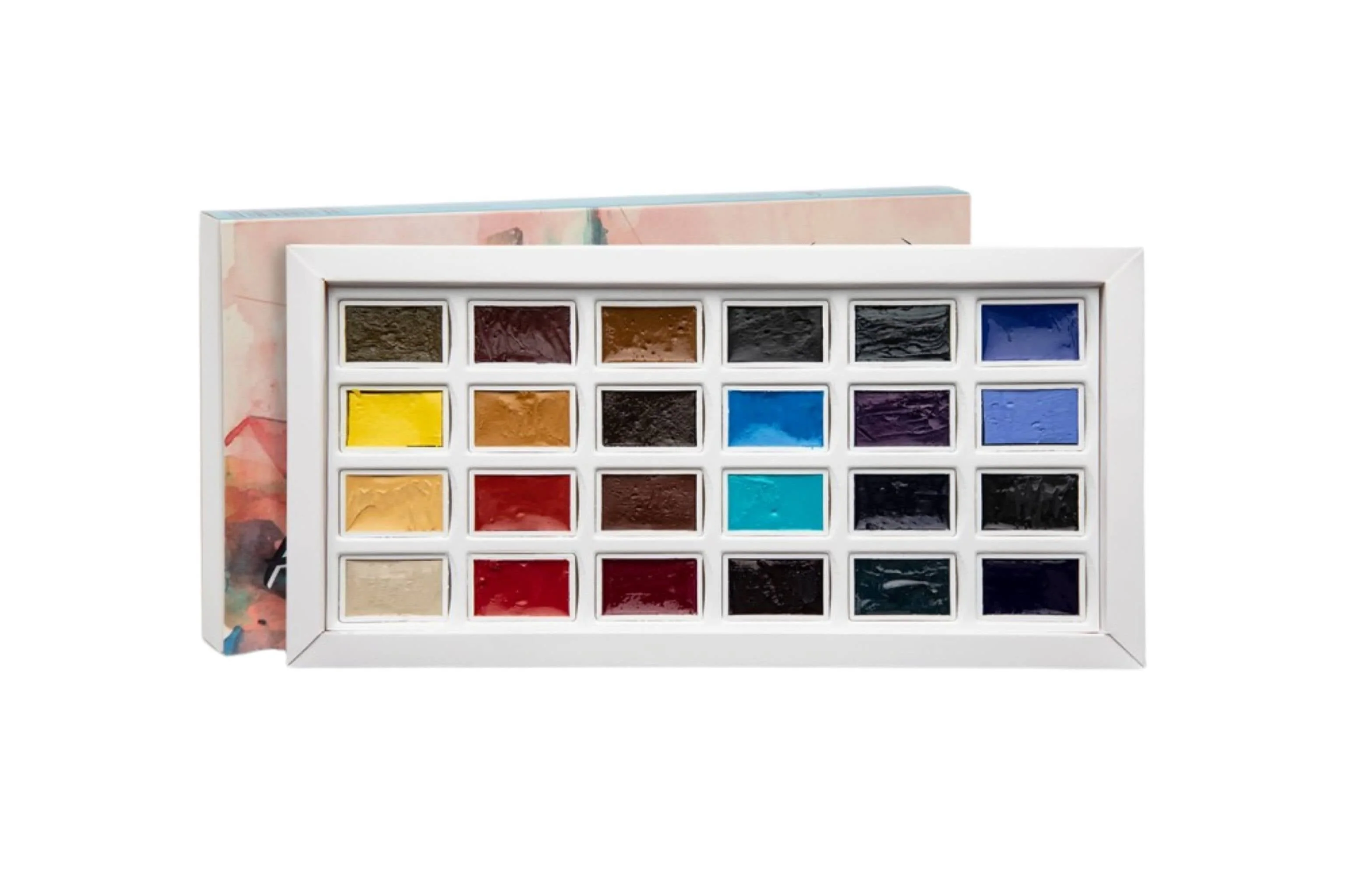 Roman Szmal - Aquarius Watercolour Set - Pasqualino Fracasso's Palette - 24 Full Pans