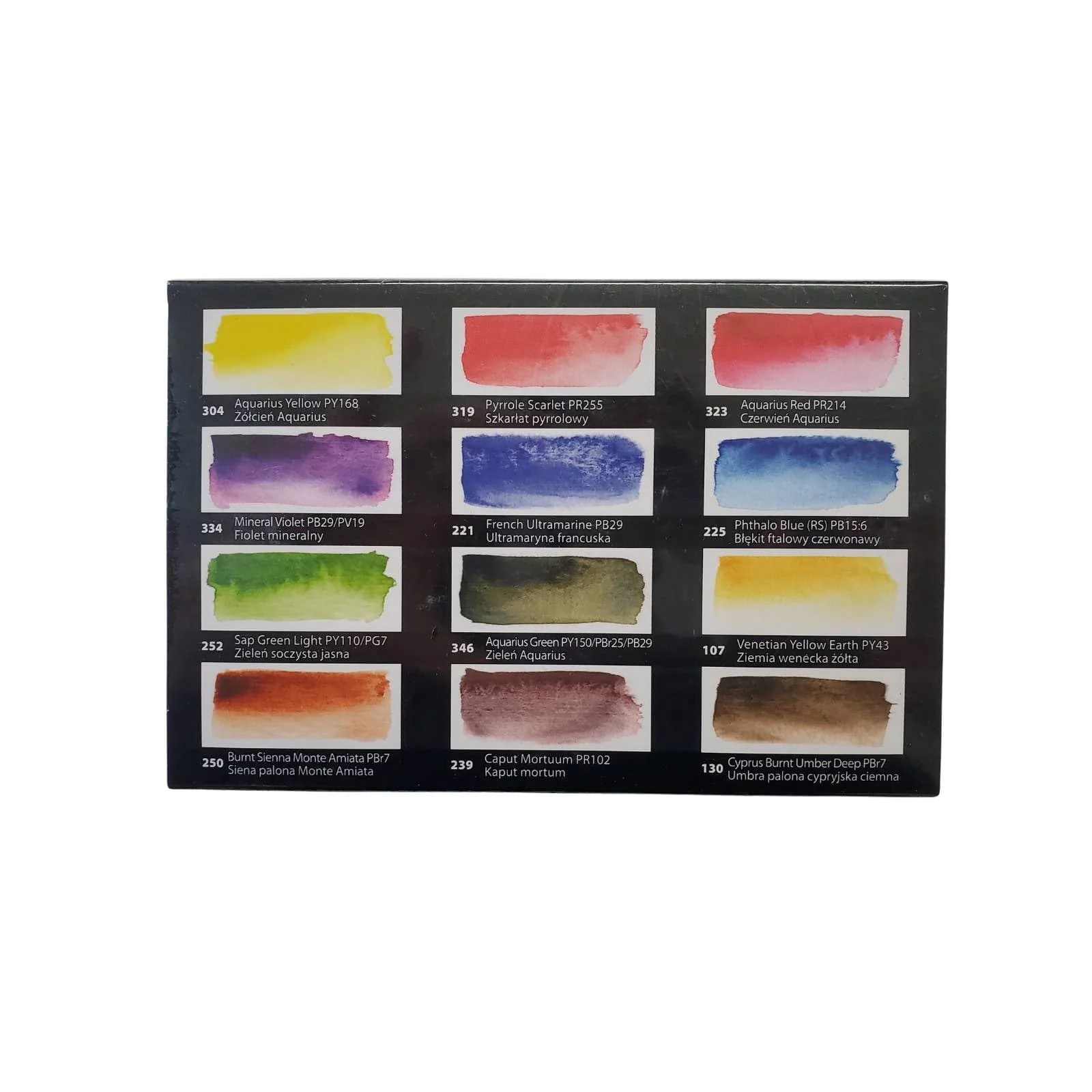Roman Szmal - Aquarius Watercolour Set - Travel Palette - 12 Half Pans - Image 2