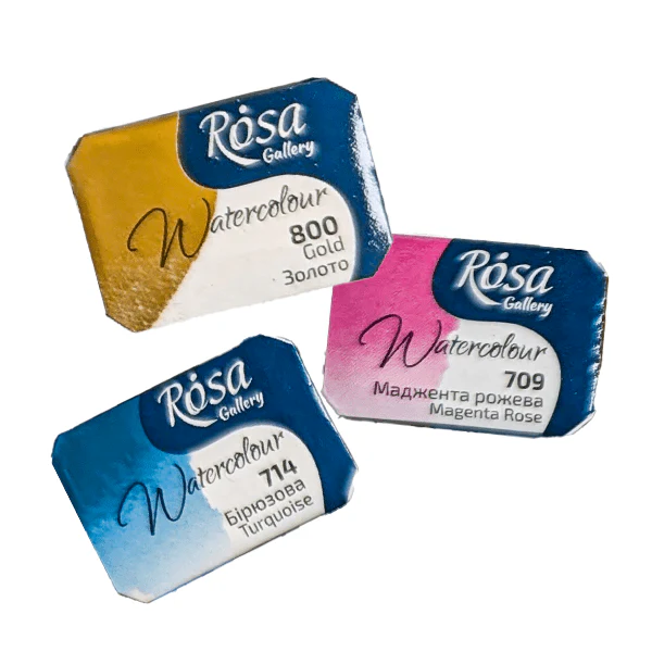 ROSA Gallery - Professional Watercolours - Individual 2.5mL Pans