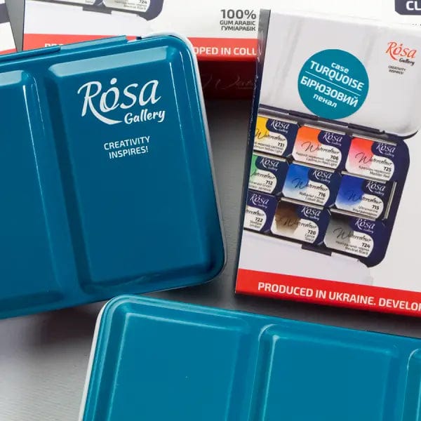 ROSA Gallery - Professional Watercolours - Classic Palette - 12 Colour Travel Sets - Image 3