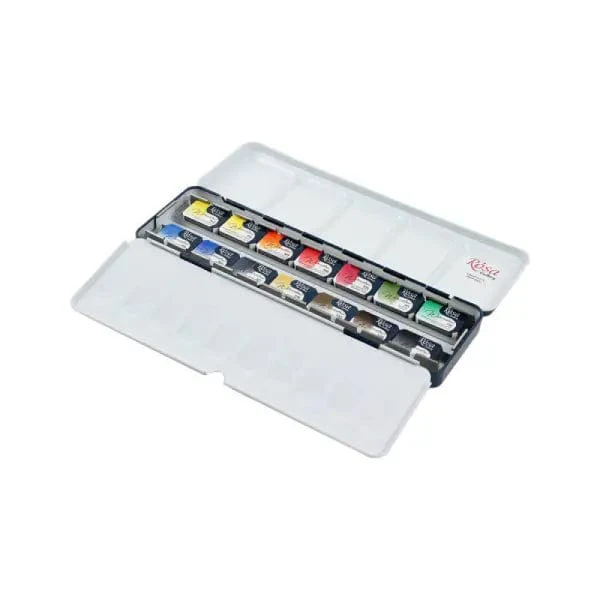ROSA Gallery - Professional Watercolours - Classic Palette - 14 Colour Travel Set