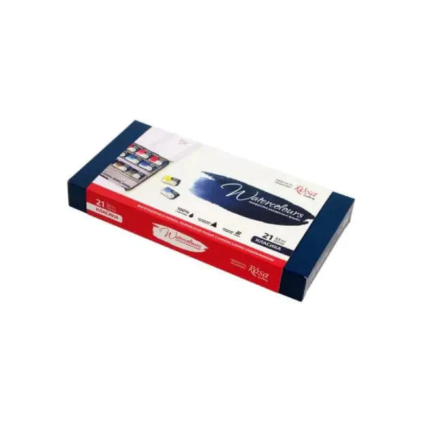 ROSA Gallery - Professional Watercolours - Classic Palette Deluxe - 21 Colour Travel Set - Image 2