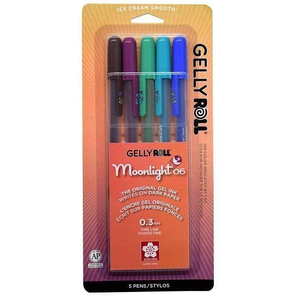 Sakura - Gelly Roll Moonlight Pens - Set of 5 Colours - Twilight