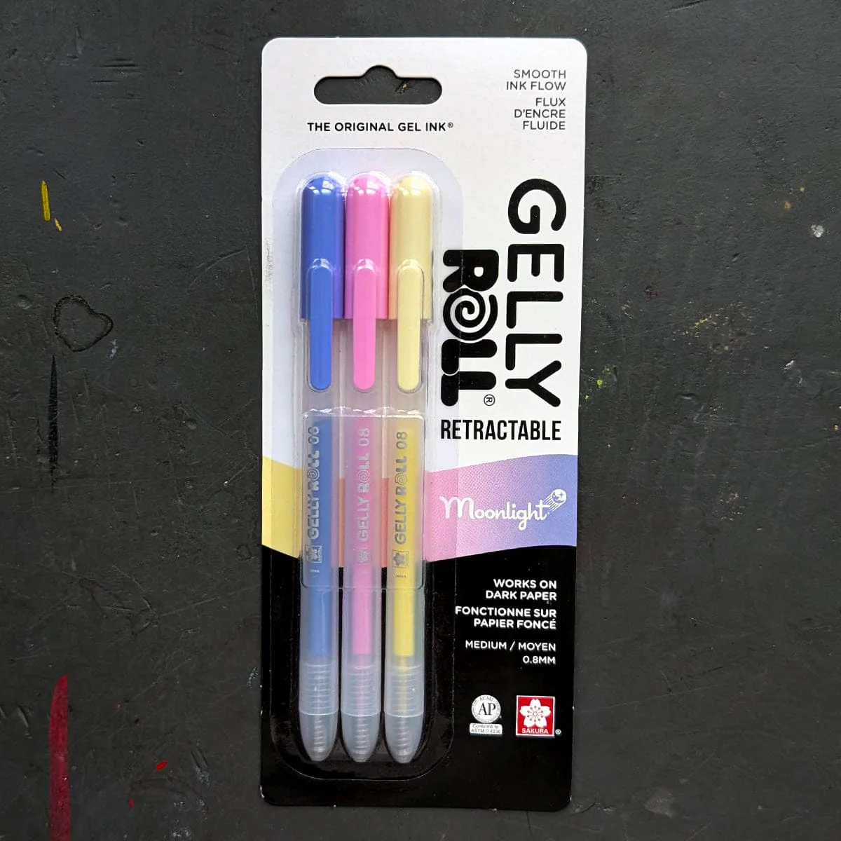 Sakura - Gelly Roll Moonlight Retractable Pens - Set of 3 Colours - Bloom
