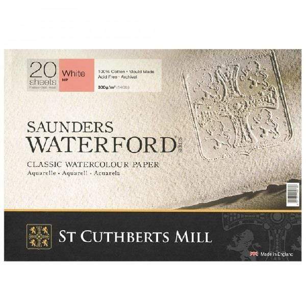 Saunders Waterford - Watercolour Block - Hot Press - 140lb - 12x9"