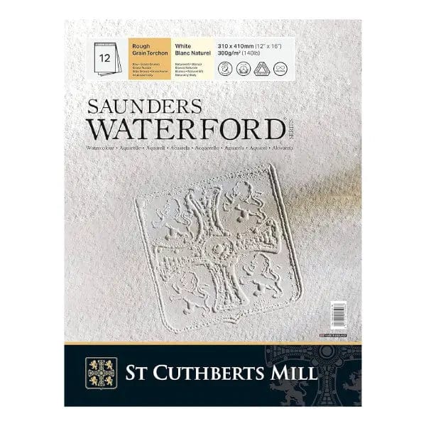 Saunders Waterford - Watercolour Pad - Rough - 140lb - 12x16"