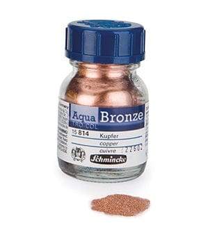 Schmincke - Aqua Bronze - Metallic Pigments - 20mL Bottles - Image 2