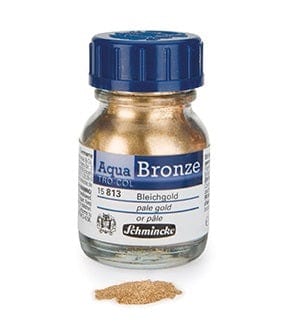 Schmincke - Aqua Bronze - Metallic Pigments - 20mL Bottles - Image 3