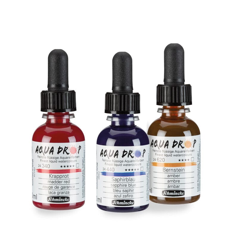 Schmincke - Aqua Drop - Liquid Watercolour - 30mL Bottles