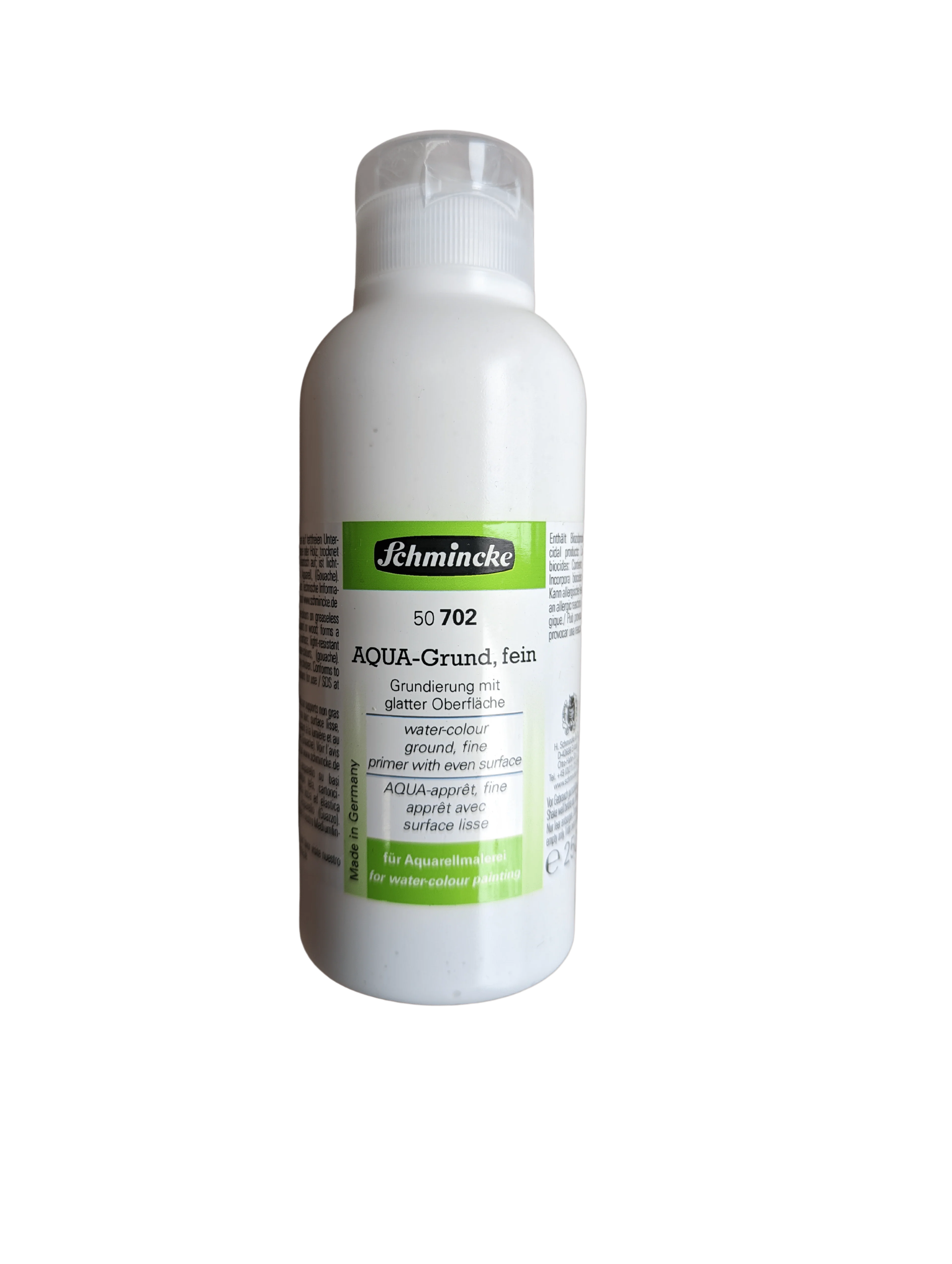 Schmincke - AQUA Grund - Watercolour Ground - White - Fine - 250mL Bottle