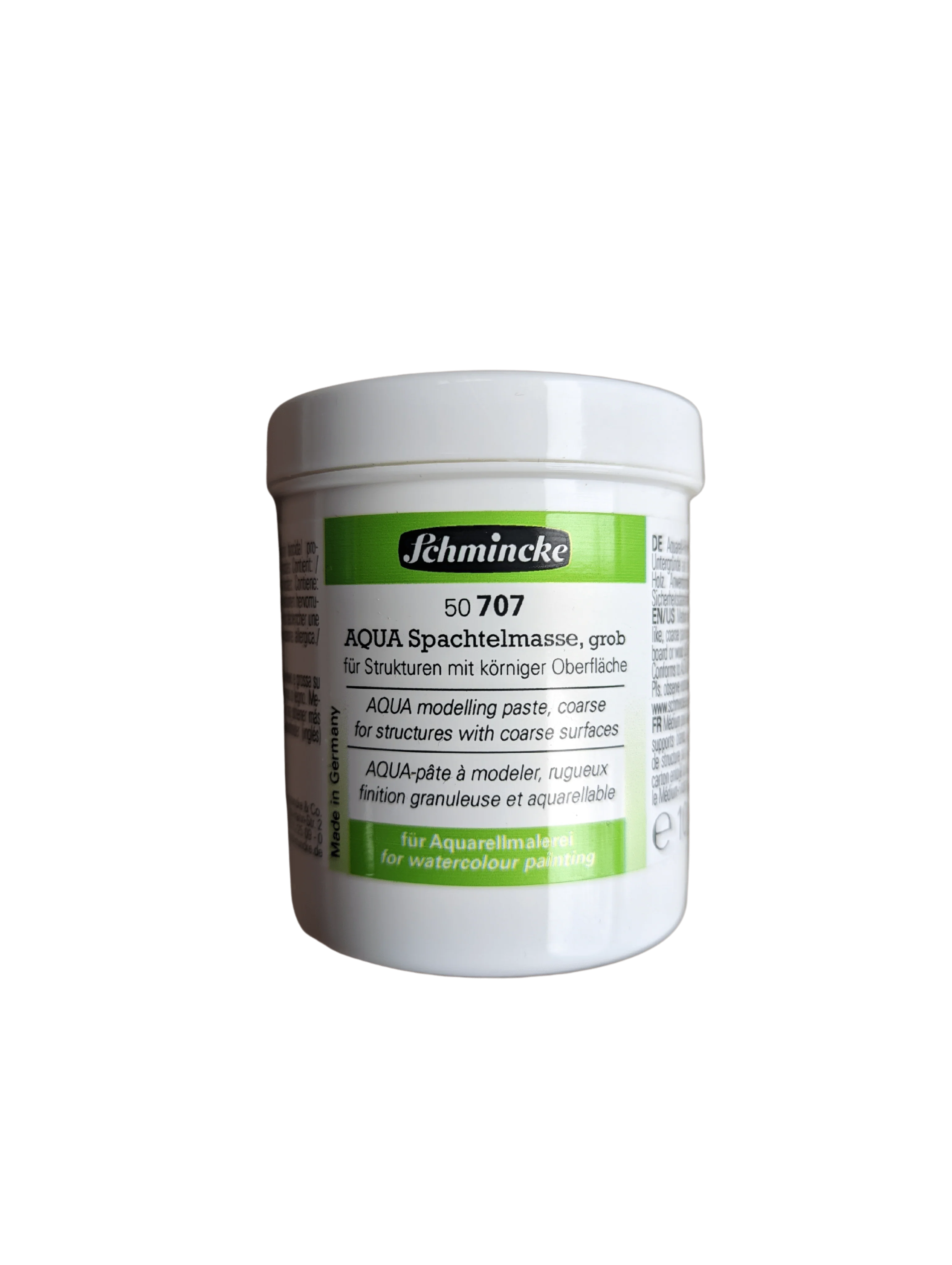 Schmincke - AQUA - Modelling Paste - Coarse - 100mL Jar