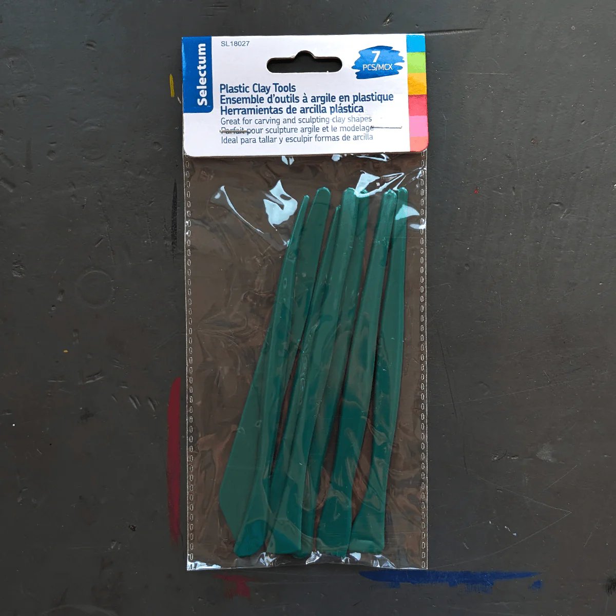 Selectum - Plastic Clay Tools - 7 Pieces