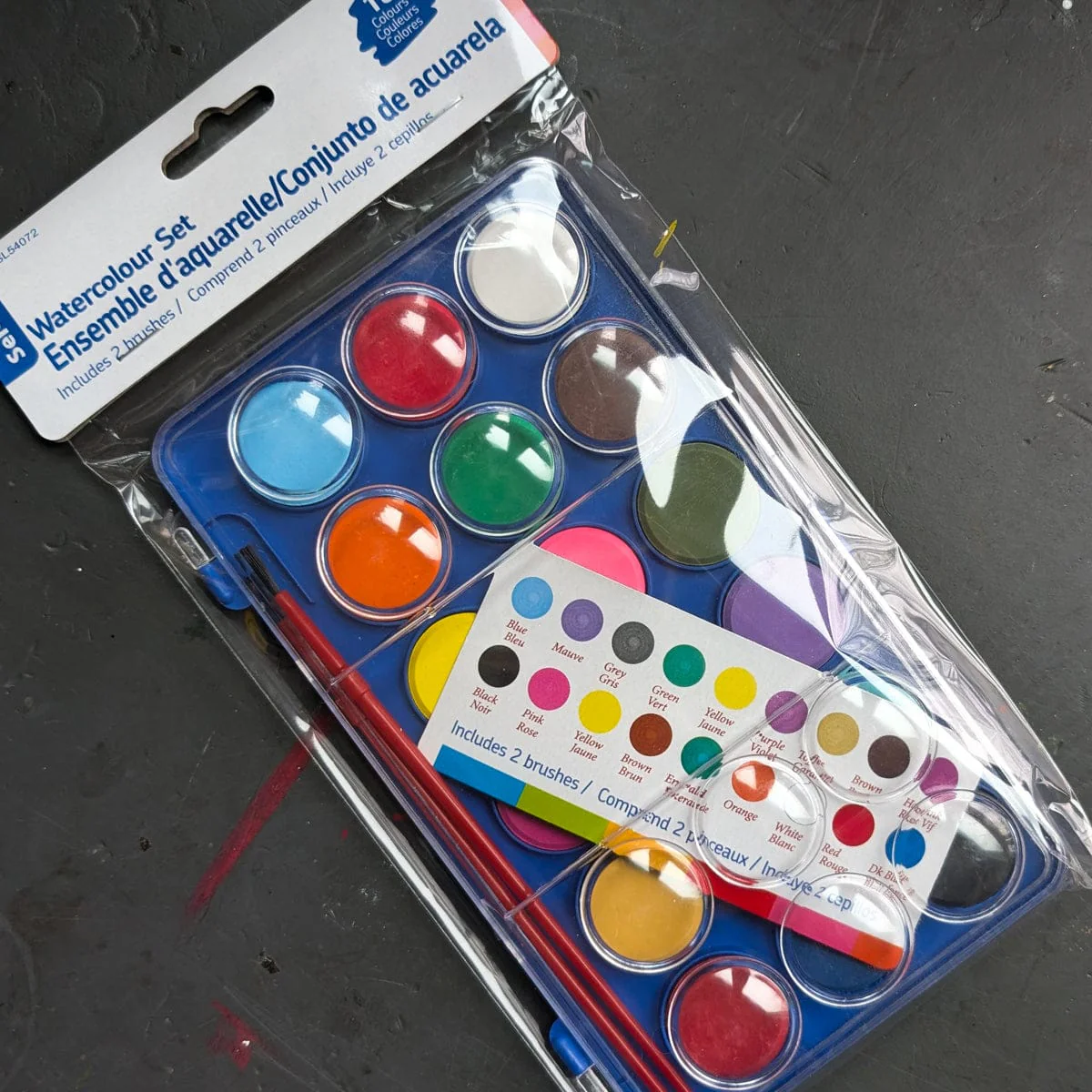 Selectum - Watercolour Set - 18 cake Colours
