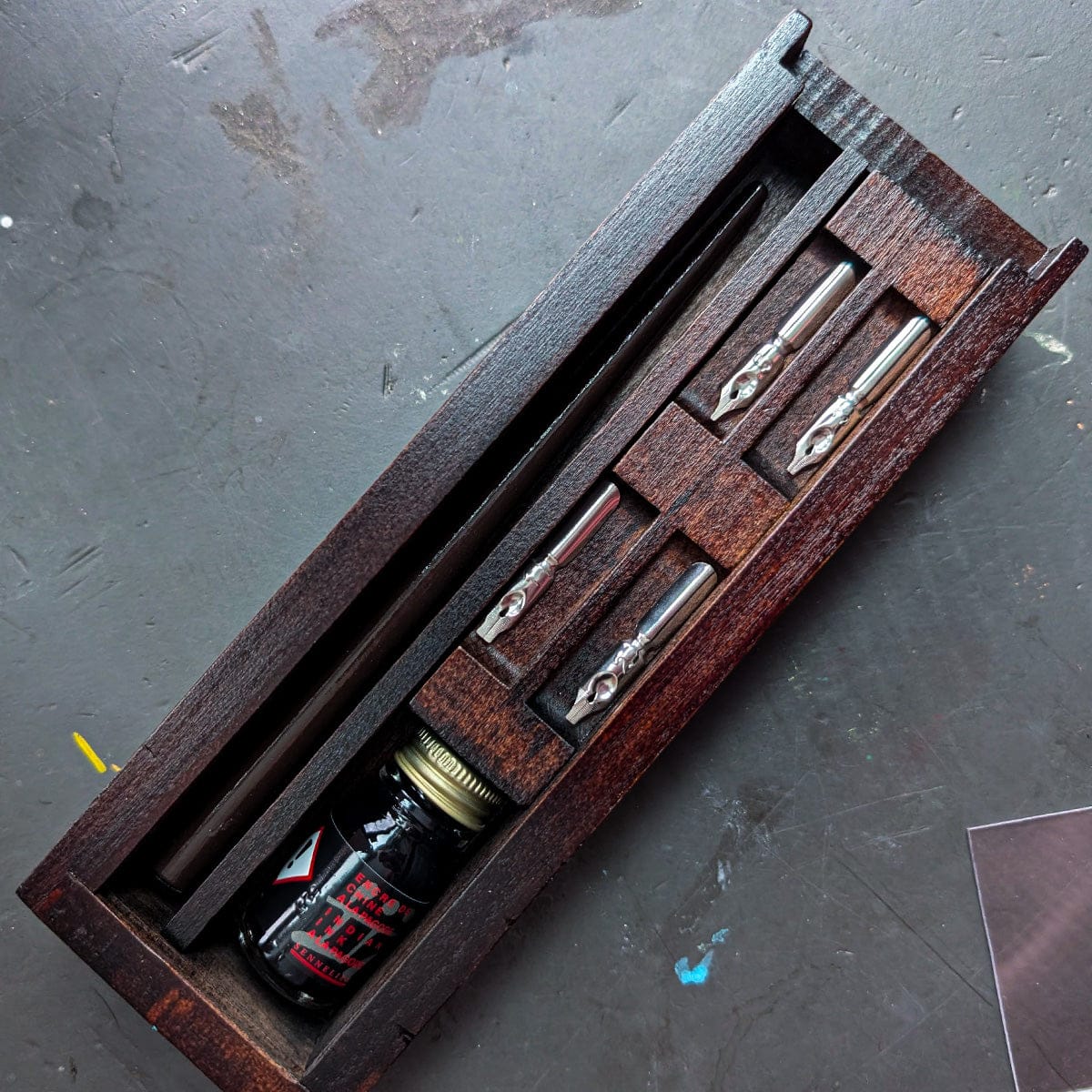 Sennelier -  À la Pagode Calligraphy Ink - Wooden Box Set - Image 3