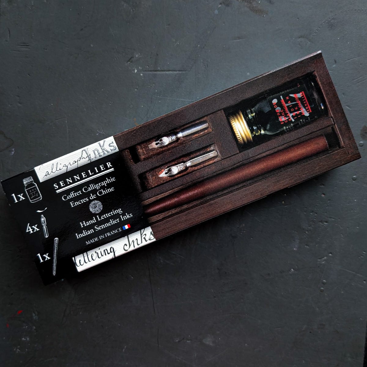 Sennelier -  À la Pagode Calligraphy Ink - Wooden Box Set - Image 4