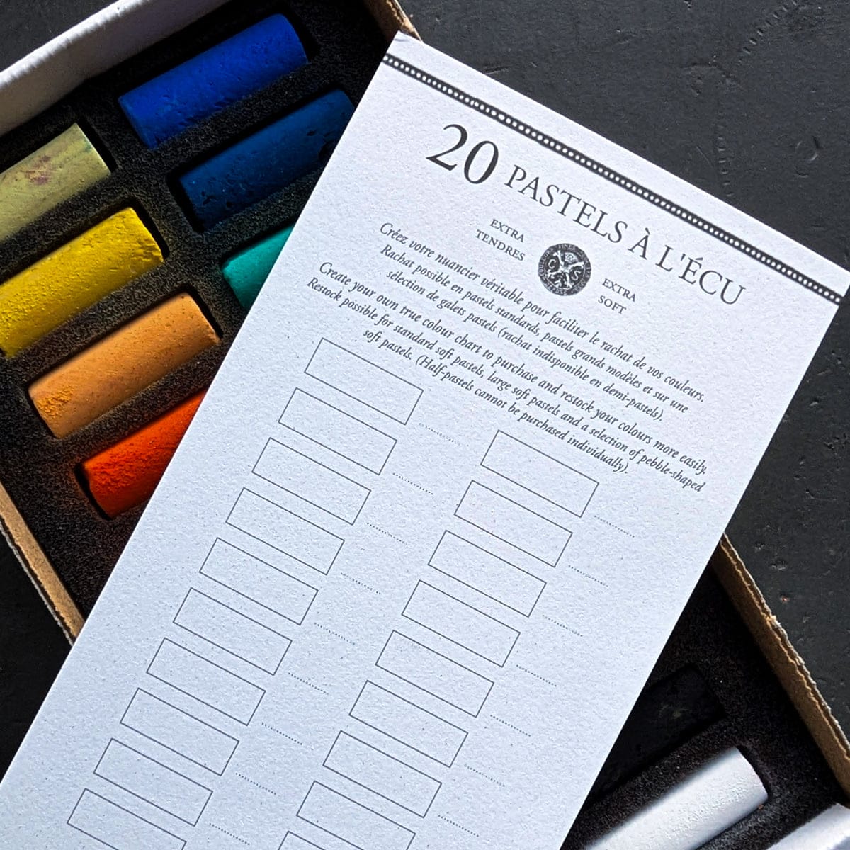 Sennelier - Extra Soft Pastels - Introductory Set - 20 Half Sticks - Image 3