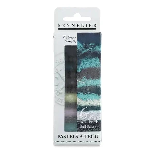 Sennelier - Extra Soft Pastels - Stormy Sky Set - 6 Half Sticks