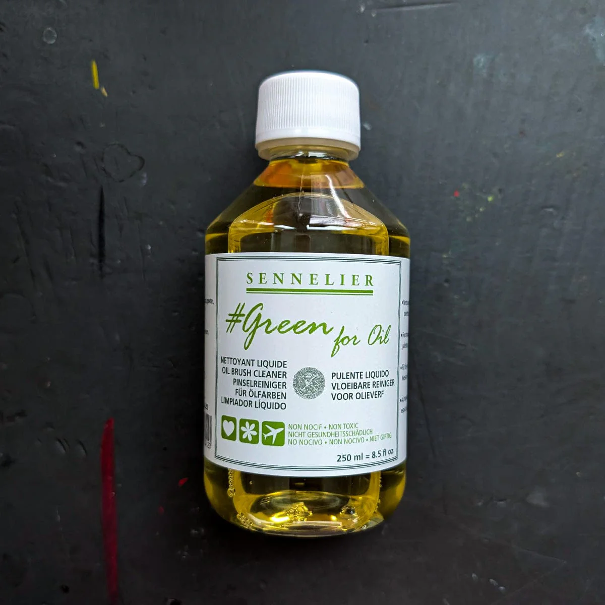 Sennelier - Green for Oil - Brush Cleaner - 250mL Bottle