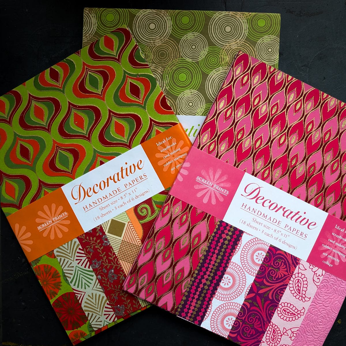 Shizen Design - Decorative Handmade Papers - 8.5x11" Sheet - Packs of 18