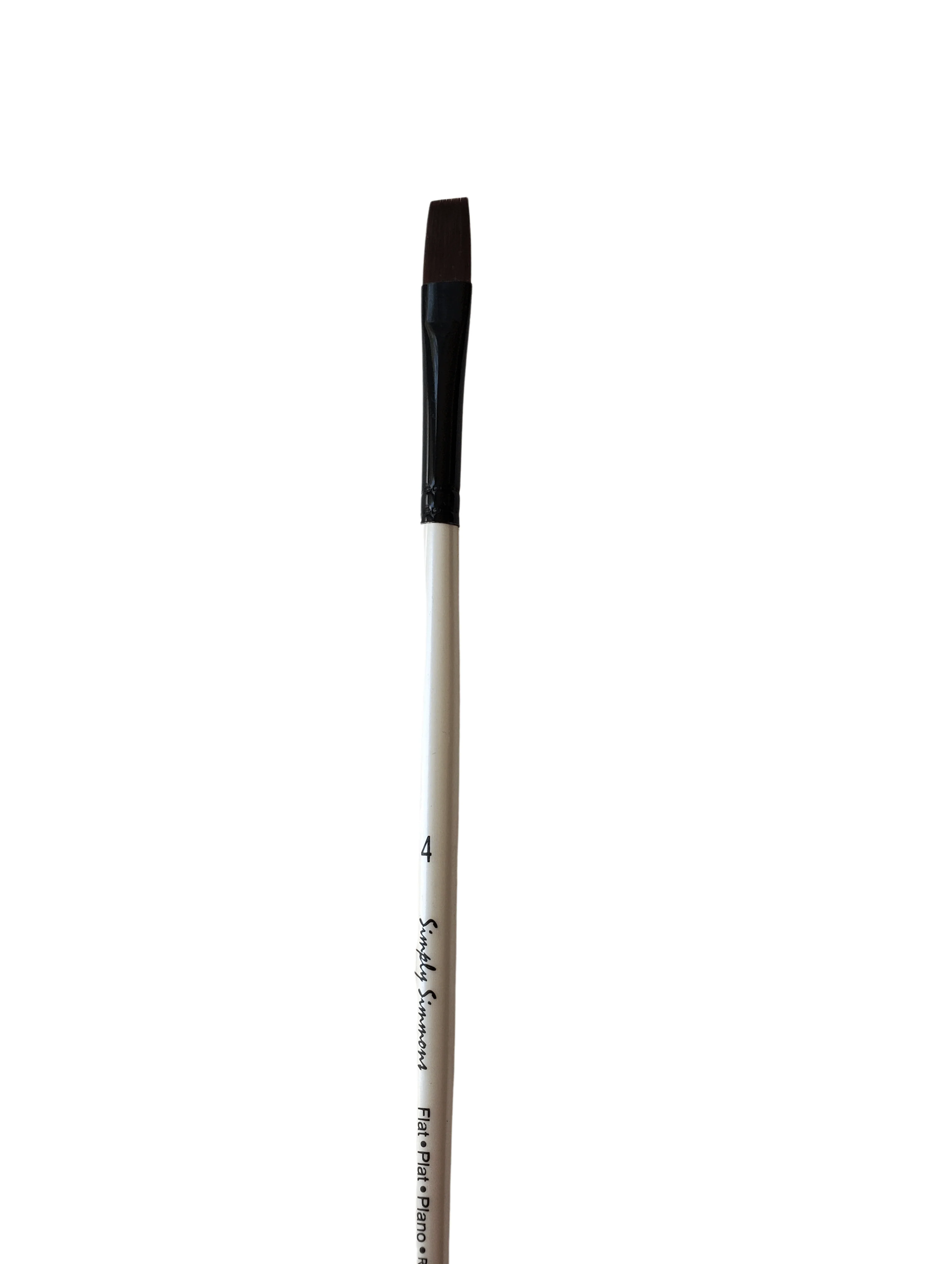 Simply Simmons - Burgundy Synthetic Brushes - Flat - Image 3