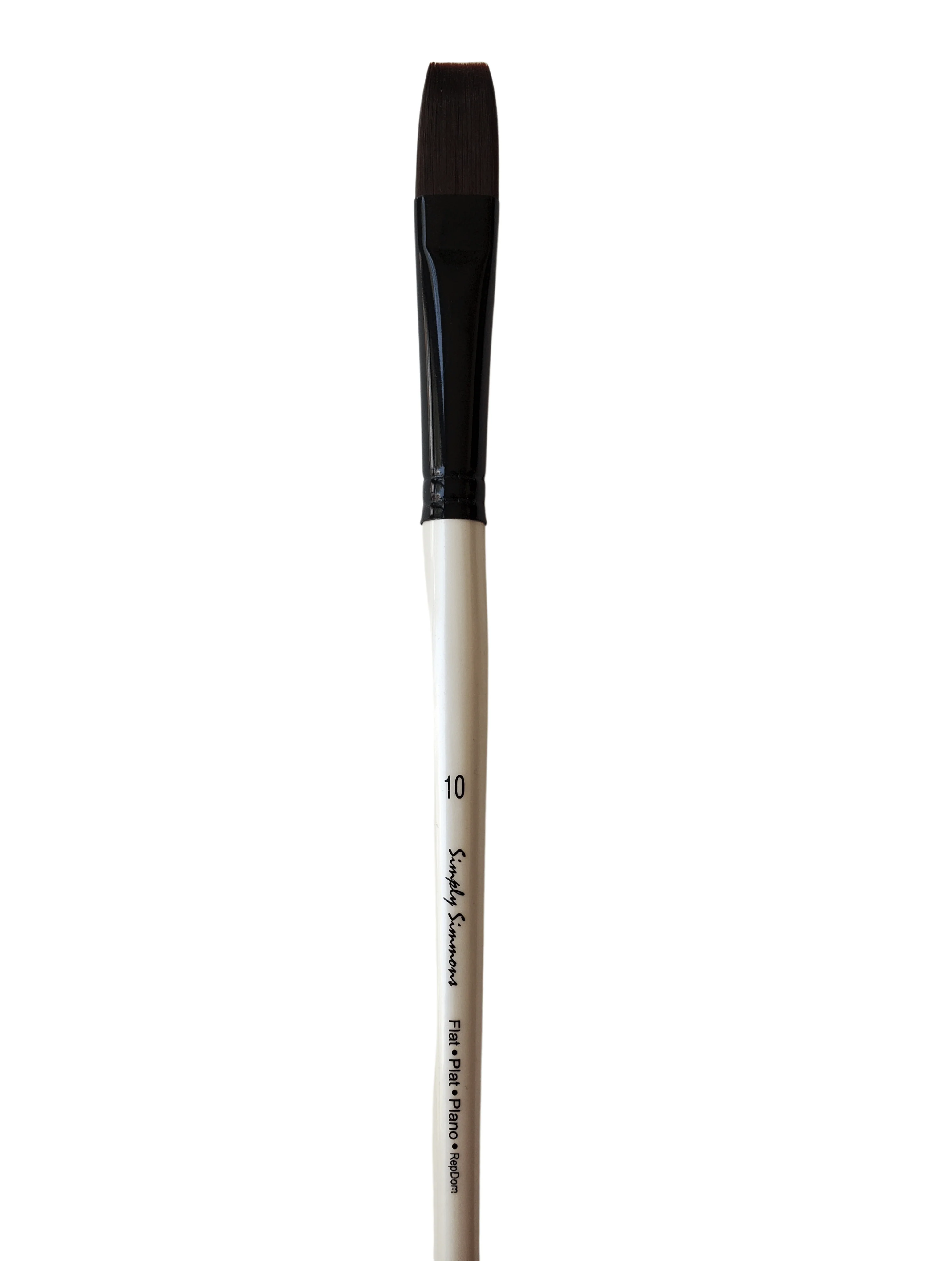 Simply Simmons - Burgundy Synthetic Brushes - Flat - Image 4