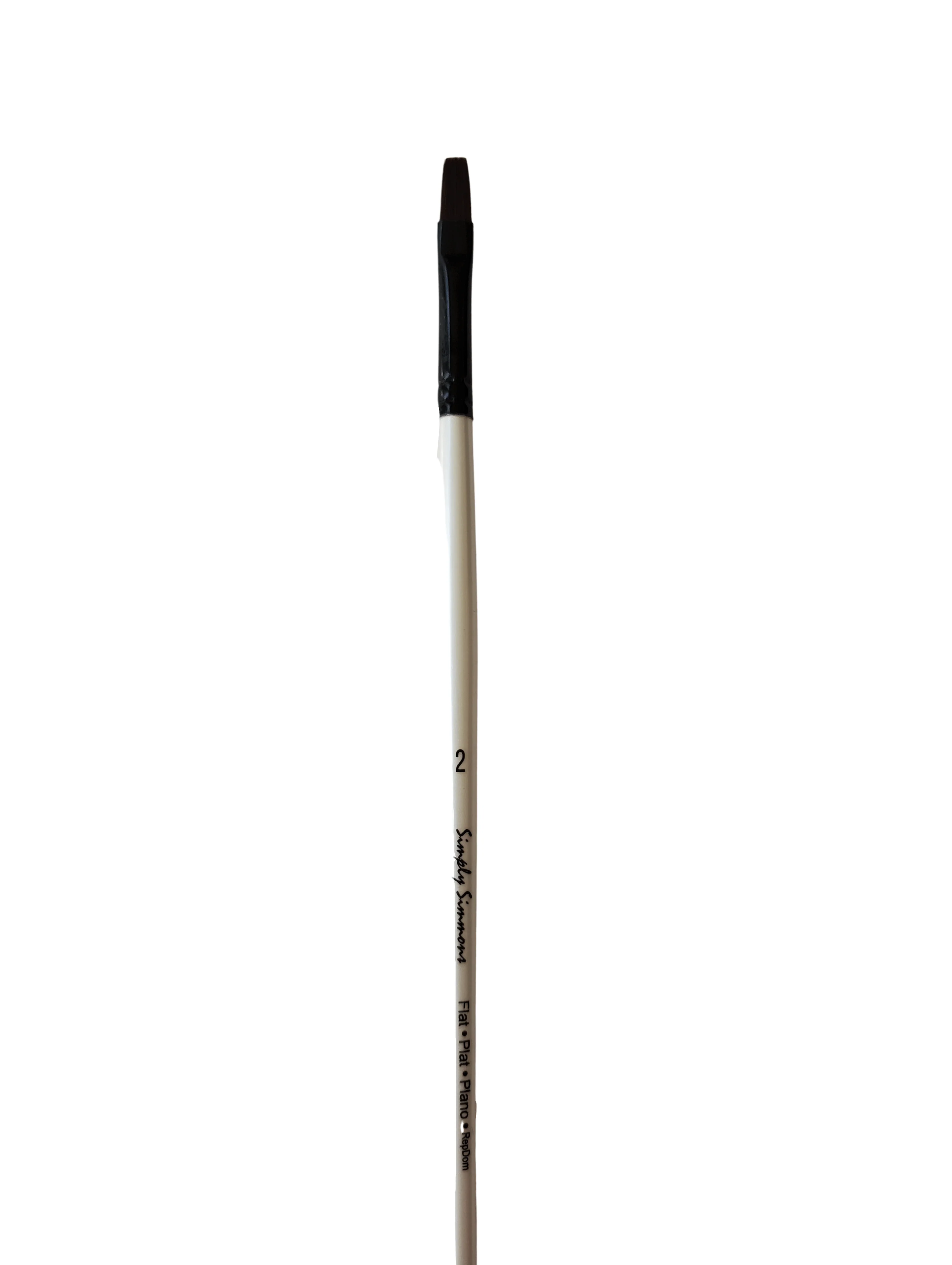 Simply Simmons - Burgundy Synthetic Brushes - Flat - Image 6