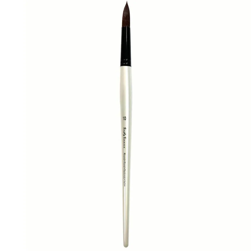 Simply Simmons - Burgundy Synthetic Brushes - Round - Image 4