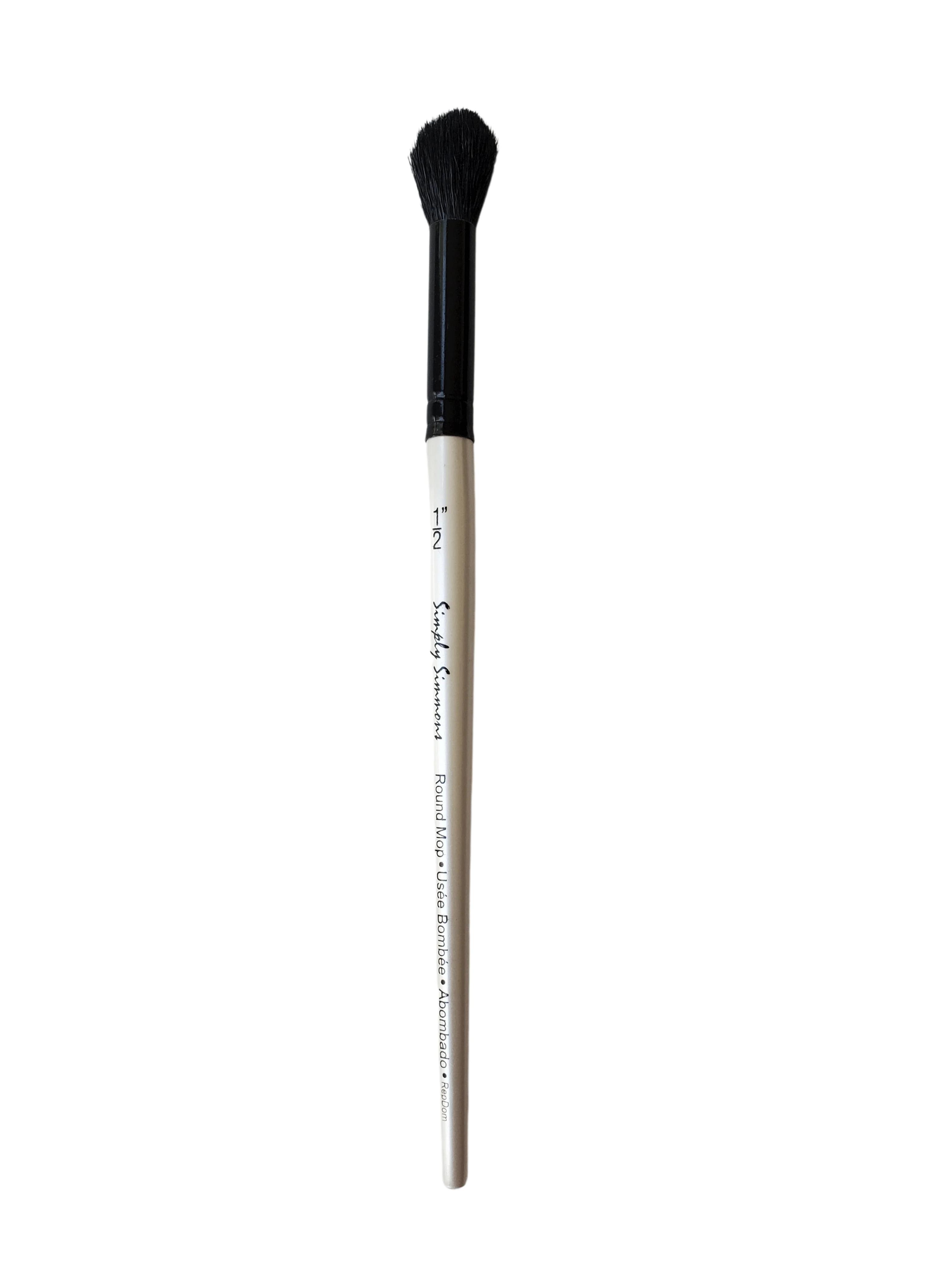Simply Simmons - Specialty Brushes - Black Goat Hair - Round Mop