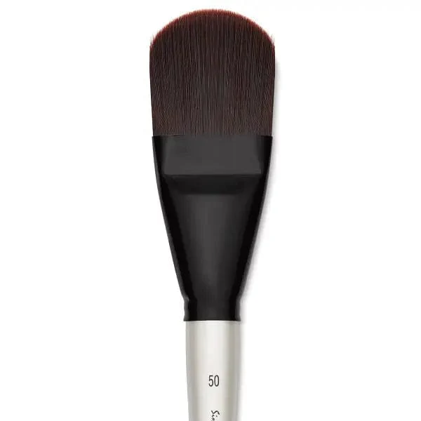 Simply Simmons - XL Burgundy Synthetic Brush - Filbert #50