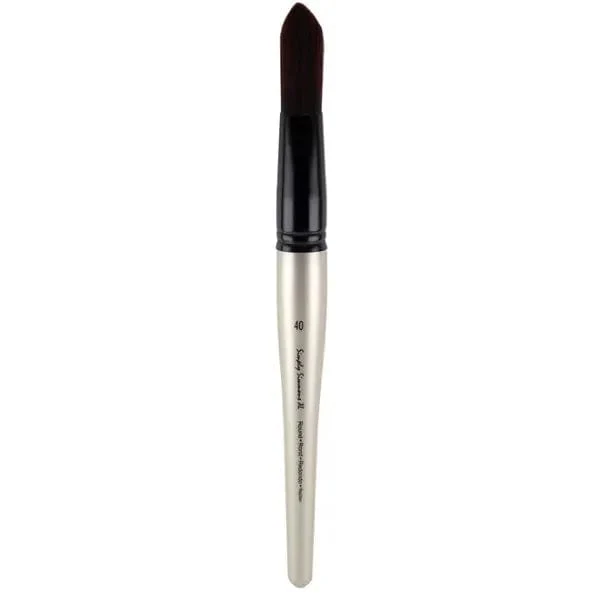 Simply Simmons - XL Burgundy Synthetic Brush - Round #40