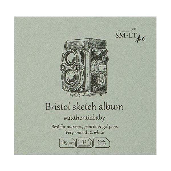 SM-LT - Mini Layflat Bristol Book - 9x9cm