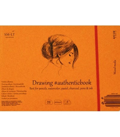SM-LT - Stitched Mixed Media Pad - 24.5x17.6cm