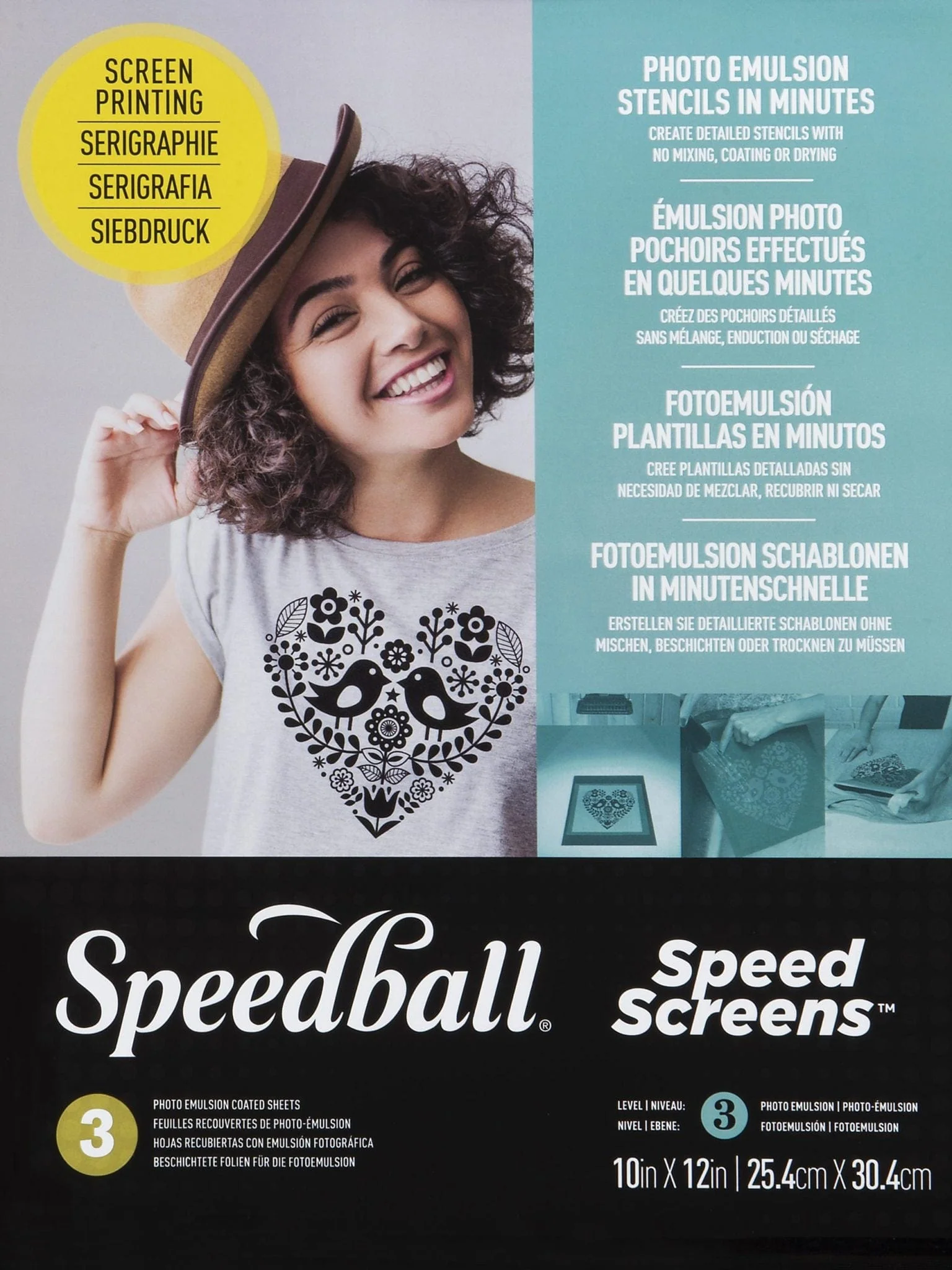 Speedball - Speed Screens - 10x12" - 3 Pack