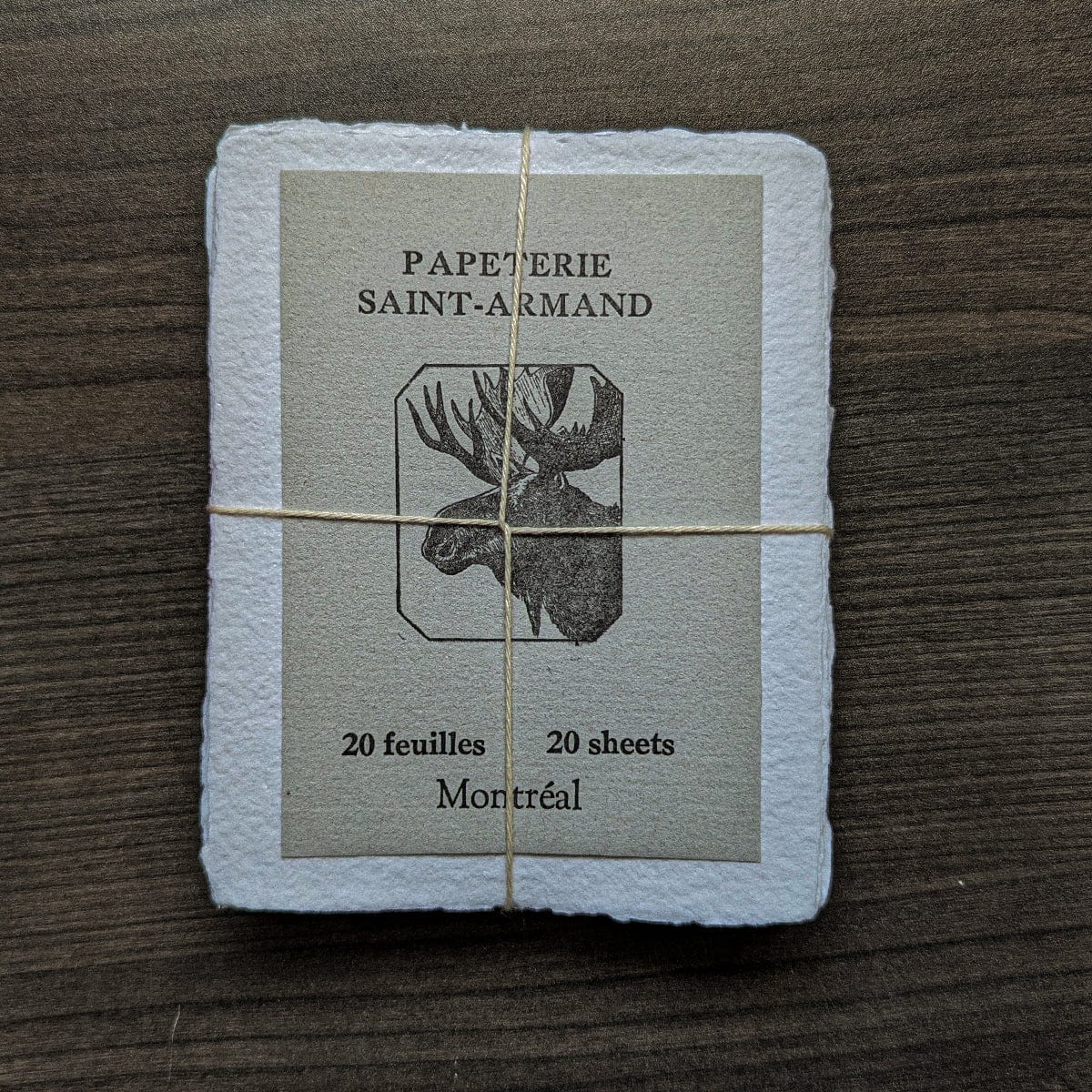 St. Armand - Handmade 100% Cotton Rag Paper - 4x5" Sheets - Bundle of 20