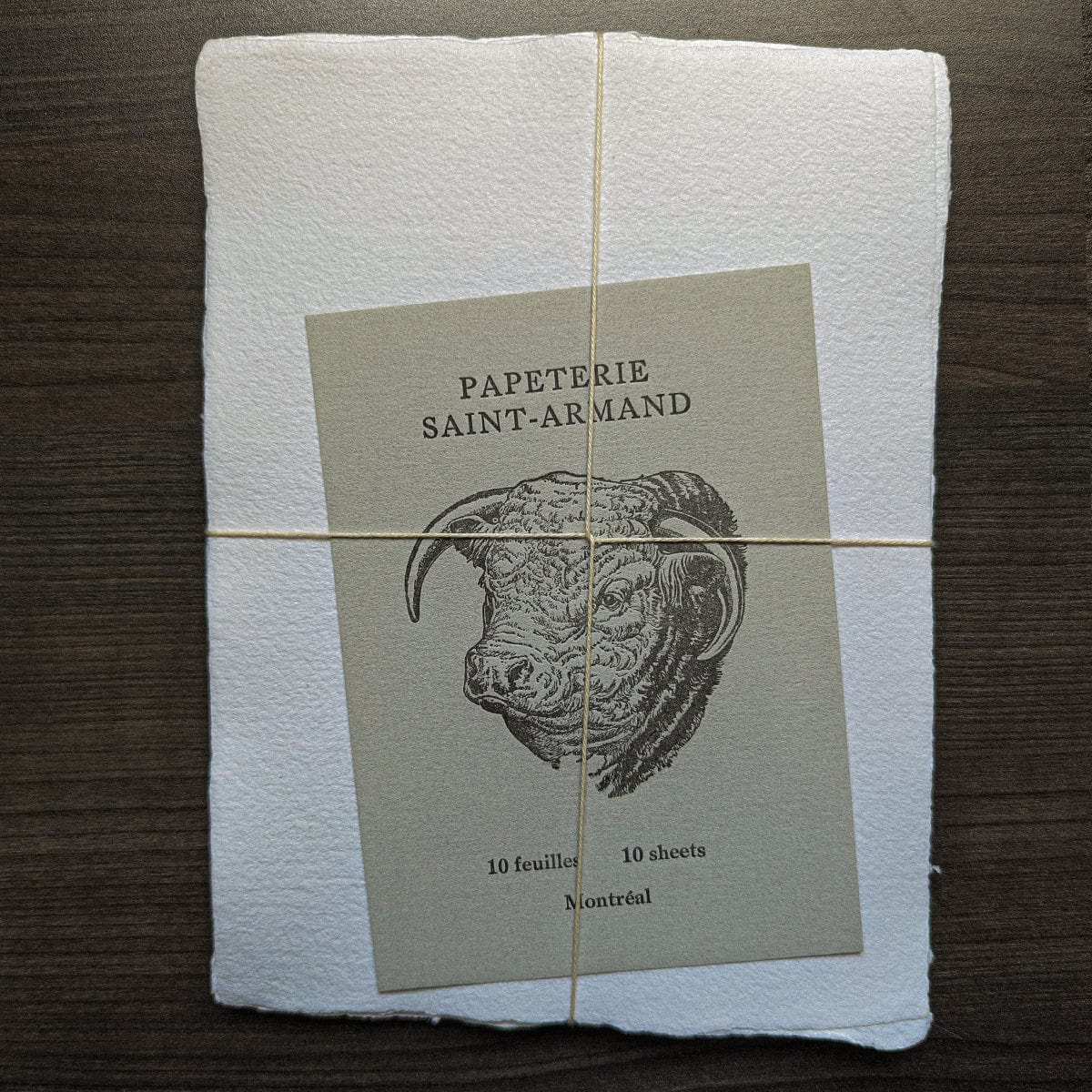 St. Armand - Handmade 100% Cotton Rag Paper - 7x9.5" Sheets - Bundle of 10
