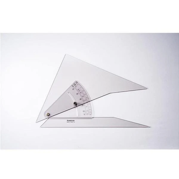 Staedtler - Adjustable Triangle - 12" Edge