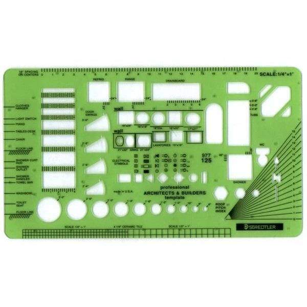 Staedtler - Drafting Template - Architects & Builders